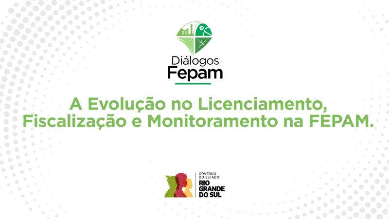A transmissão será na terça-feira, 06/06, às 10h, na página da Fepam no YouTube