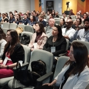 O presidente da Fepam, Renato Chagas, e a chefe da divisão de mineração, Andrea Garcia, deram as boas-vindas aos participantes