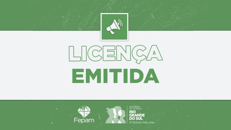 Licença emitida